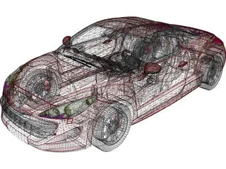 Peugeot 307 RCZ 3D Model