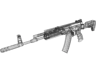 AK-12 3D Model