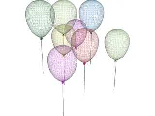 Balloons 3D Model