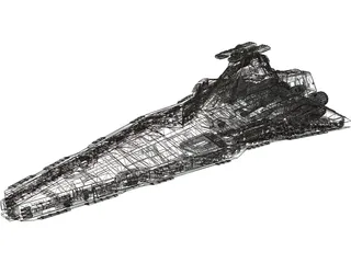 Venator Class Star Destroyer 3D Model