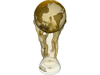 FIFA World Cup Trophy 3D Model