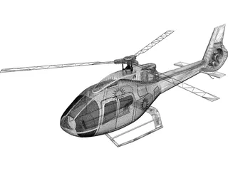 Eurocopter EC-120B Colibri 3D Model