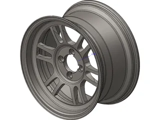 Enkei PF01 Wheel 3D Model