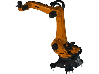 Kuka KR180R3200PA Robot 3D Model