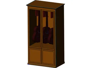 Guitar Cabinet 3D Model
