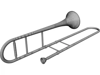 Trombone 3D Model