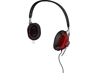 Panasonic Headphones RP-HTX7E 3D Model