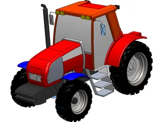 New Holland Tractor 3D Model