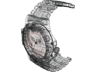 Sport Watch 3D Model