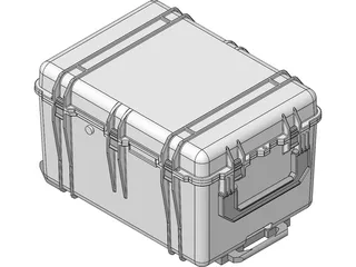 Military Transport Case 30x62x49cm 3D Model