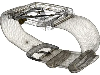 Wrist Watch 3D Model