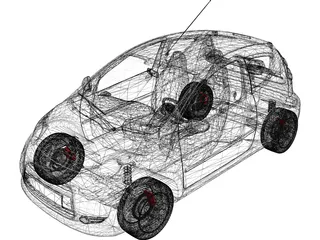 Citroen C1 3-doors 3D Model