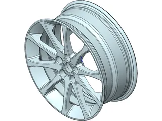 Roda Aro 17 3D Model