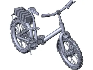 Bicycle Folding 3D Model