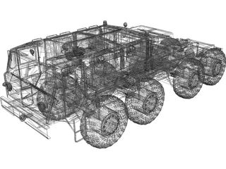 MAZ-537 3D Model