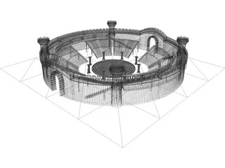 Arena Medieval 3D Model