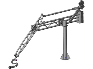 Marine Loading Arm 3D Model