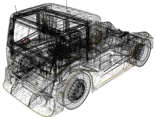 Mercedes-Benz ABF Mannheim-Baden 3D Model