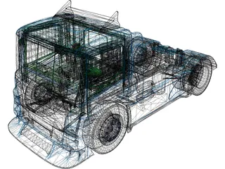 Scania G470 Muffatao Racing 3D Model