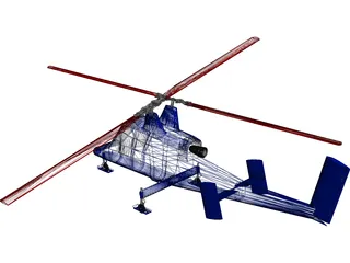 Kaman K-MAX K-1200 3D Model