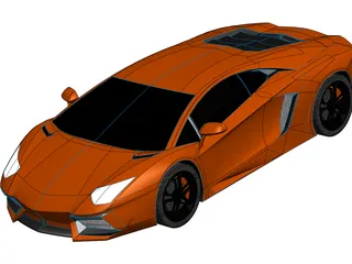 Lamborghini Aventador 3D Model