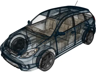 Toyota Matrix 3D Model