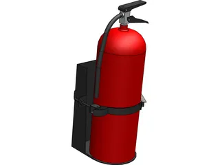 Fire Extinguisher 20lb 3D Model