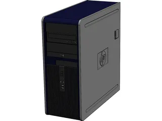 PC HP 7800 3D Model