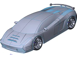 Lamborghini Gallardo Concept 3D Model