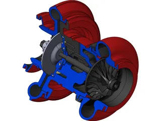 Turbocharger 3D Model
