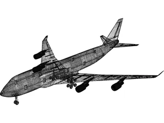 Boeing 747 3D Model