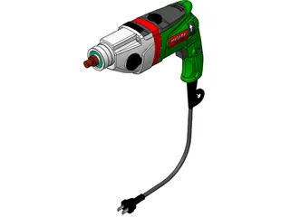 Power Drill Metabo SBE 1010 Plus 3D Model