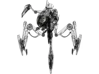 Titan Droid Robot Spider 3D Model