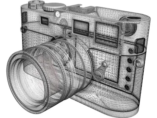 Leica M8 Digital Camera 3D Model