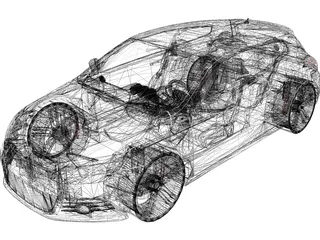 Volkswagen Scirocco 3D Model