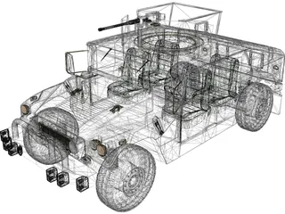 Humvee 3D Model