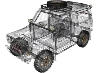 Daihatsu Rocky 3D Model