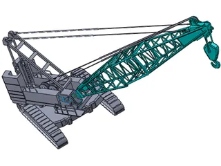 Crawler Crane 3D Model