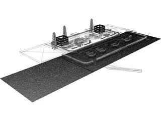 Fukushima Atomic Reactor 3D Model