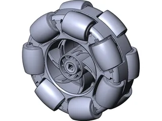 Omni Wheel 4 inch 3D Model
