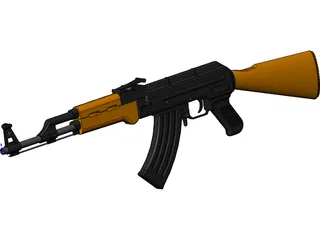 AK-47 3D Model