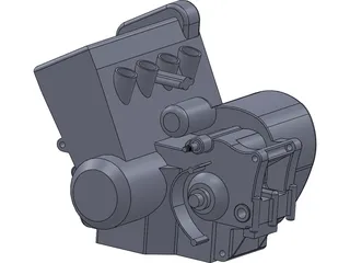 Honda Hornet 600 Engine 3D Model