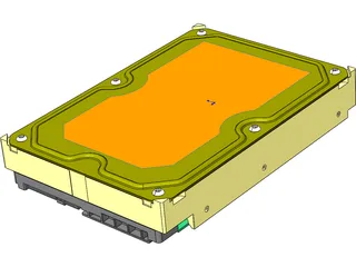 3.5 HDD SATA 3D Model