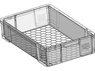 Storage Box 33 ltr 3D Model