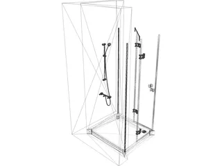 Shower Box 3D Model