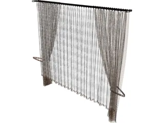 Curtain 3D Model