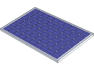 Sharp NU Solar Panel 3D Model
