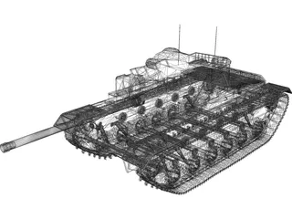 M48A5 Patton 3D Model