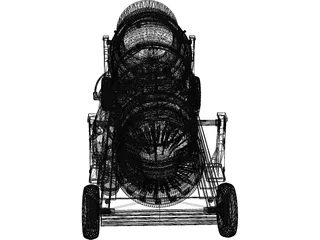 Jet Engine 3D Model