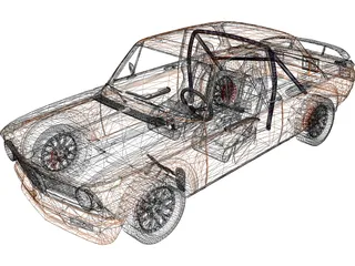 BMW 2002 Alpina 3D Model